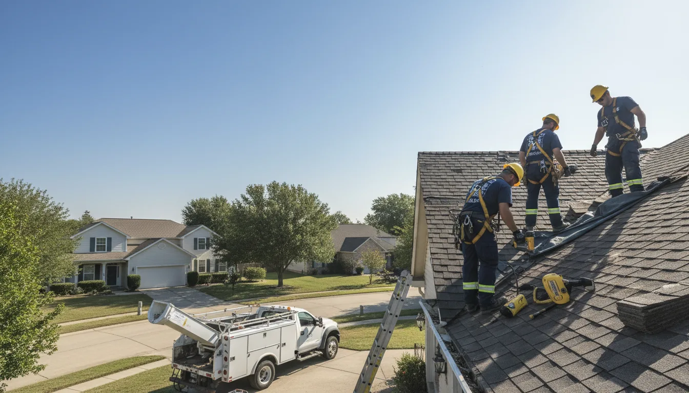 Hail Damage Roof Repair in Harrisville, PA